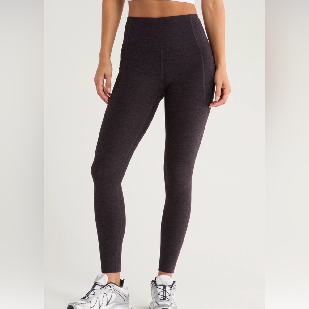 Zella Renew Dark Gray High-Waisted Pocket Leggings